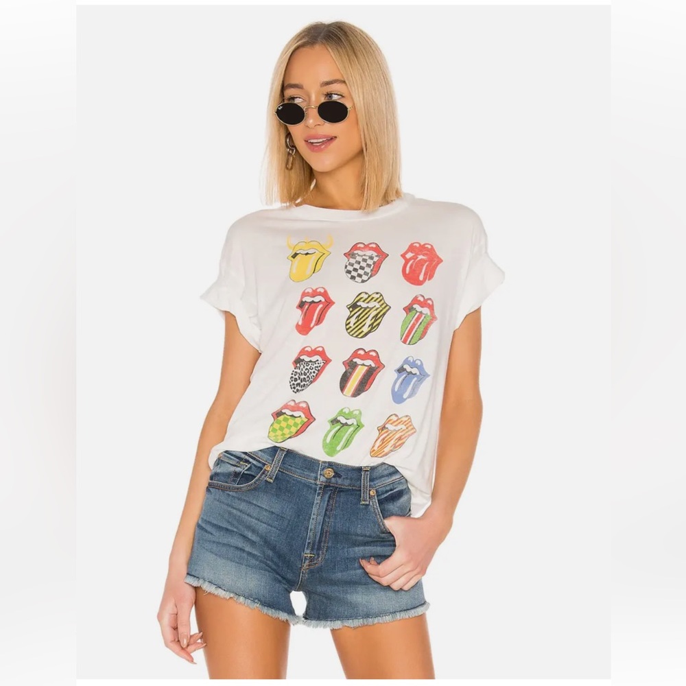 Free People X Day Dreamer Rolling Stones 12 Tongue Tee